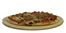 tomate-mozzarella-jambon d’épaule-champignons