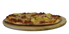 tomate-mozzarella-jambon d’épaule-ananas